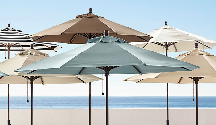 Umbrella Base All Patio Umbrellas Pottery Barn