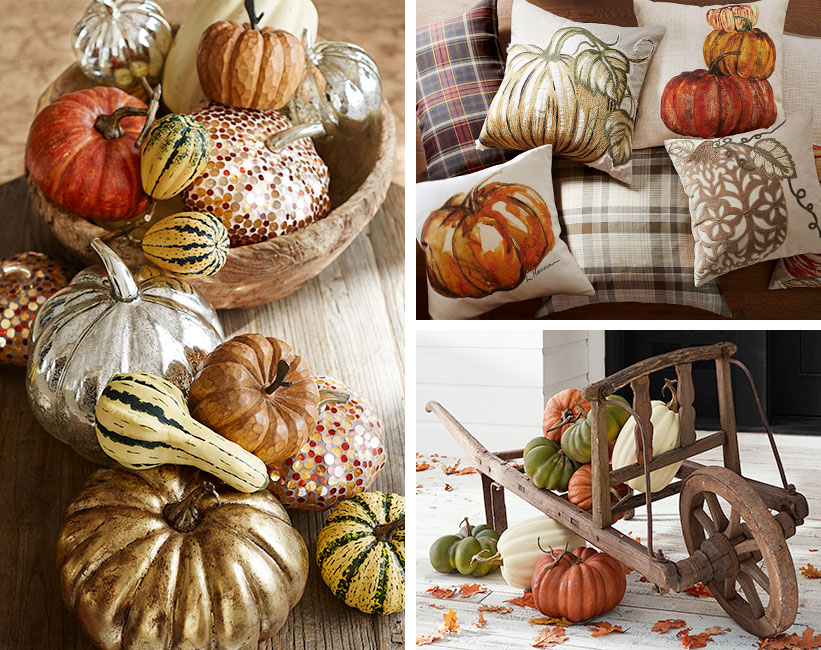 How To Decorate With Pumpkins Pottery Barn