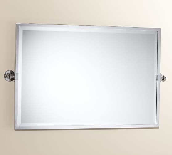 Kensington Pivot Wide Rectangular Mirror Pottery Barn