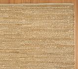 Heathered chenille jute rug