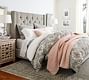 Cotton Silk Cross-Stitch Quilt & Sham | Pottery Barn