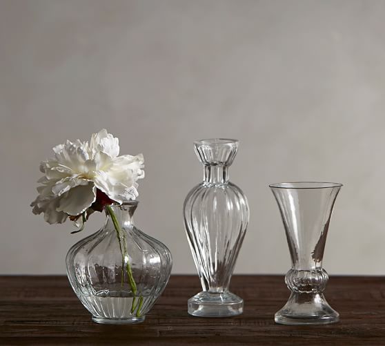 Glass Bud Vase, Eclectic Set of 3 | Pottery Barn