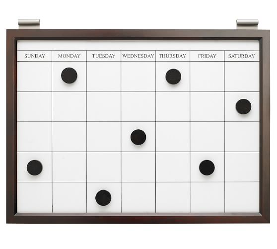 Daily System Magnetic Whiteboard Calendar Pottery Barn