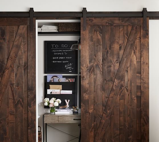 Artisan Hardware Z Barn Door | Pottery Barn