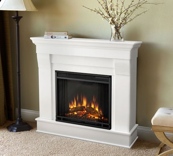 Real Flame® Chateau Electric Fireplace | Pottery Barn