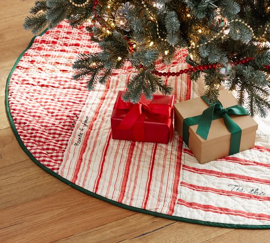 Patchwork Quilt Tree Skirt | Pottery Barn