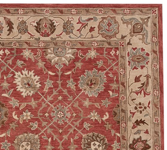 Madeline Persian Rug - Red Multi | Pottery Barn