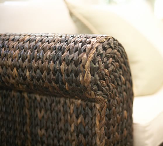 Seagrass Roll Arm Sofa | Pottery Barn