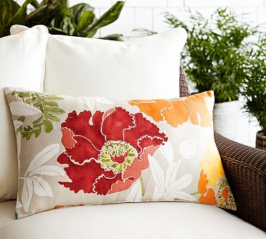outdoor lumbar pillow pillows patch flower indoor floral legacy well living spring pottery barn