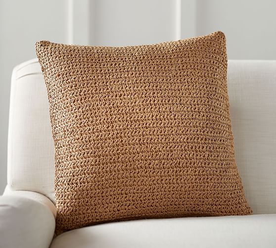 Lattice Paper Knit Decorative Pillow Cover Pottery Barn