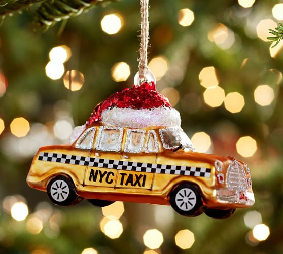 Nyc Taxi Christmas Ornament Pottery Barn