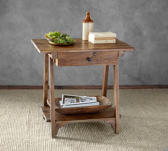 Palma Reclaimed Wood Nightstand Pottery Barn