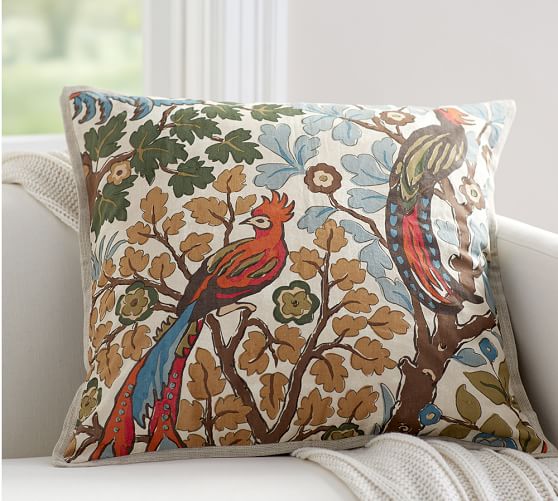 Mayle Bird Decorative Pillow Cover Pottery Barn