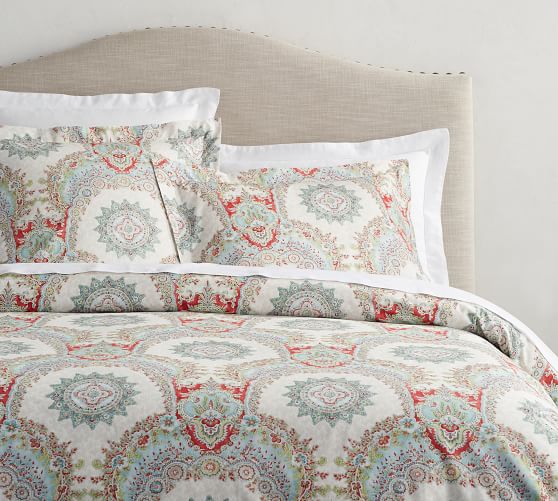 Alexandra Medallion Duvet Cover Shams Pottery Barn