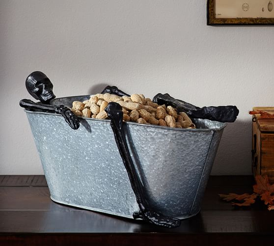 Walking Dead Skeleton Bath Party Bucket Bar Accessories