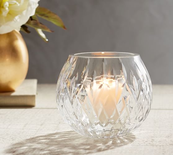 Alice Cut Glass Votive Cup Candle Holder Pottery Barn