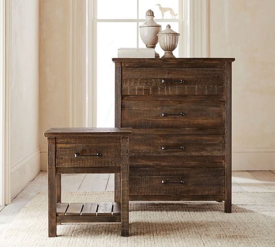 Paulsen Reclaimed Wood 4 Drawer Dresser Pottery Barn