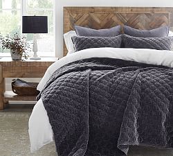 Velvet Bedding Pottery Barn