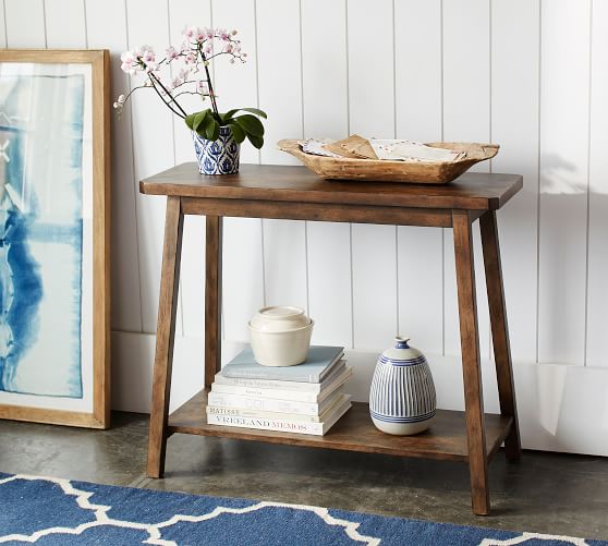 Console Table Shelf All Entryway Furniture Pottery Barn