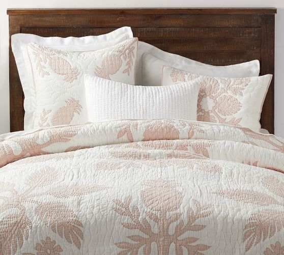 Leilani Tropical Cotton Quilt Sham Pottery Barn