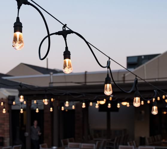 Outdoor String Lights, Patio Lights & LED String Lights | Pottery Barn