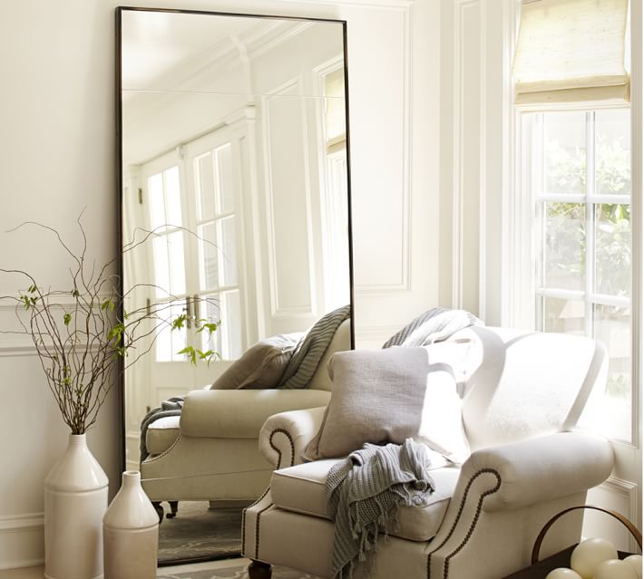 At Home: Master Bedroom Floor Mirror - Simply Organized